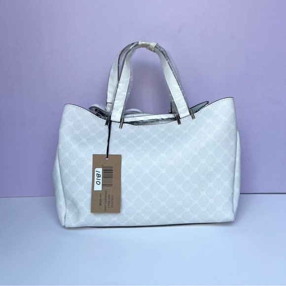 Steve Madden Bparker White Logo Handbag Purse, pouch, ID holder NWT - Picture 5 of 12